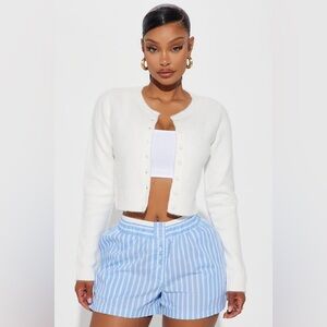 FASHIONNOVA Sweet Sensation Cropped Cardigan
